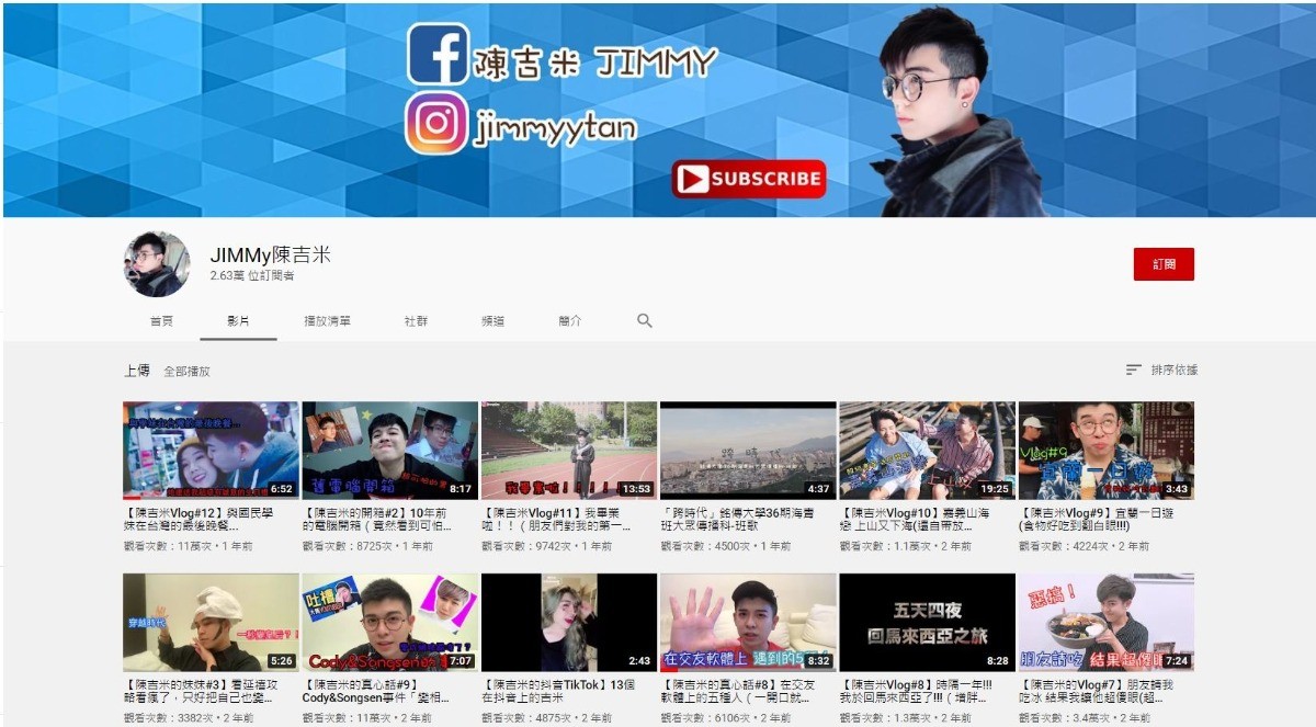 陳吉米-馬來西亞-亞洲-東南亞-男性-YOUTUBER-網紅-新住民-留學-大學生-台灣-心臟病-死亡